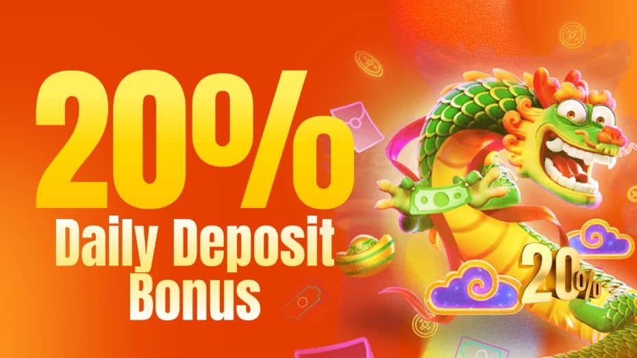 20% Daily Deposit Bonus