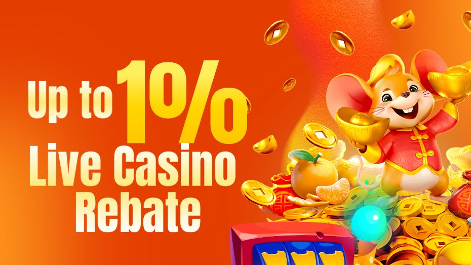 Up to 1% Live Casino Rebate